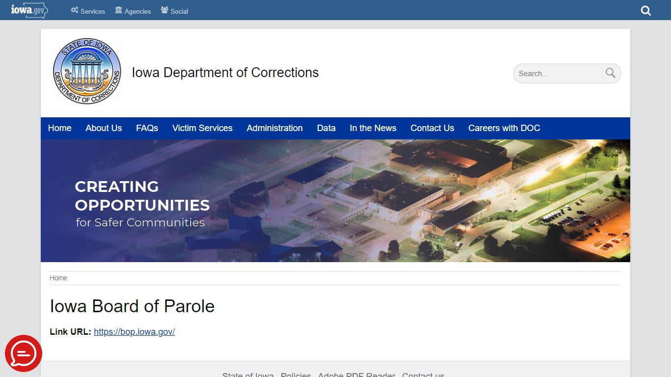 Iowa Board of Parole | Iowa Department of Corrections